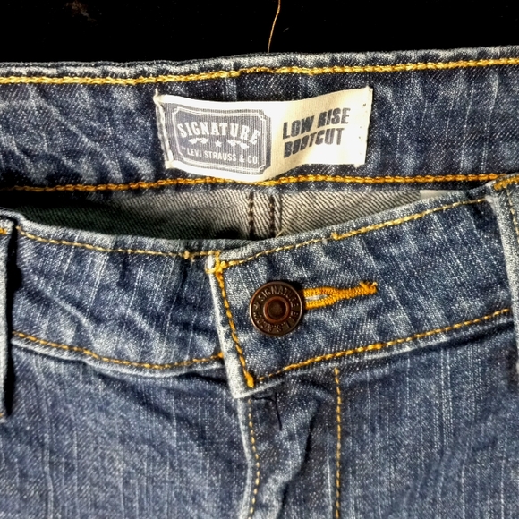 111 Levi Jeans size 10 misses pockets zipper button shipping Denim boot cut - Picture 3 of 14